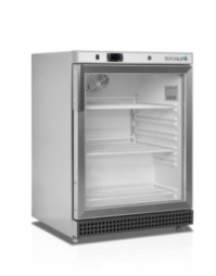 Шкаф холодильный со стеклом TEFCOLD UR200SG нержавеющий