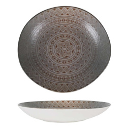 Тарелка d=260 мм. глубокая 1000 мл. h=47 мм. Дамаск, форма Ваго BONNA /1/6/