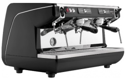 Кофемашина APPIA LIFE 2GR S/ черный+экономайзер+высокая группа 1ф 161889