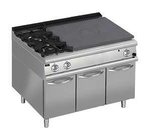 Купить плита со сплошной поверхностью газовая 700 серии apach chef line lrstg127r2sxcs