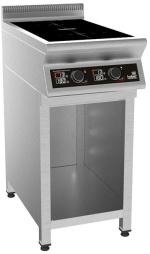 Плита индукционная на полузакрытой подставке, 2 конфорки I9-2S1