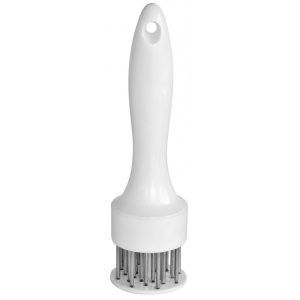 Тендерайзер для мяса 5*5*19 см. 20 стальных шипов белый /1/