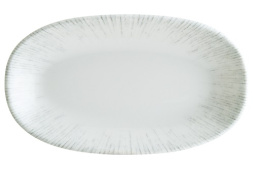 Блюдо овальное 150*85 мм. Ирис Серый, форма Гурмэ BONNA /1/12/3168/