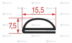 Уплотнитель двери для пмм COMENDA 200217