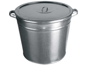 Бак кухонный 32л оцинкованный с крышкой