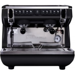 167631 Appia Life Compact 2Gr V 220V black+economizer+high groups кофемашина-автомат, 2 группы (выс.