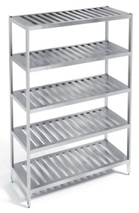 Купить стеллаж кухонный с 6-мя сплошными полкамис-6-0,4/1,5/1,8