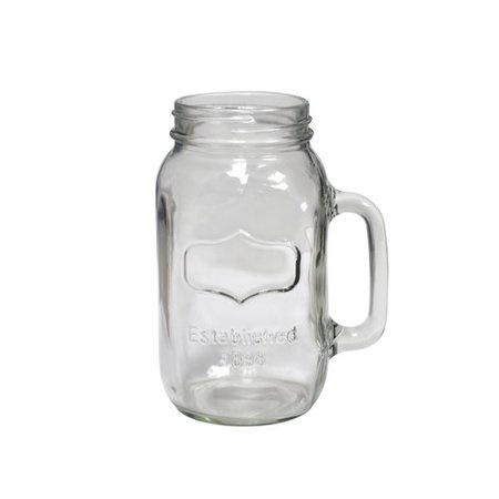 Купить банка для коктейля 650 мл без крышки c ручкой (zf17042403) /1/