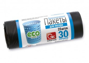 Мешок для мусора 30л. по 25шт. 7мкм