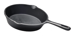 Сковорода d=190/40 с ручкой чугун Luxstahl[НЕ71]