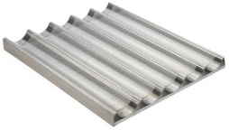 Лист для выпечки багета BASSANINA FTVO5070 5 волн 500X700