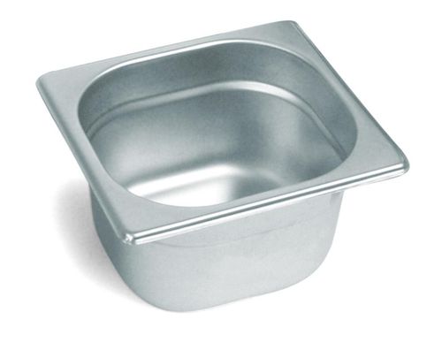 Купить гастроемкость 1/6 h=100 (1/6*4,0) нерж. mgsteel /36/
