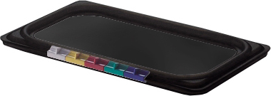 Купить крышка полипропилен 1/4 черная [422101813]