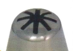 Насадка кондитер. "Снежинка" d=35/5 мм. h=40 мм. нержавеющая сталь /1/