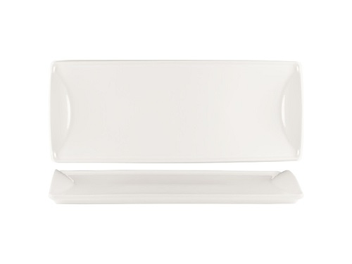 Купить блюдо прямоугольное 340*240 мм. белый bonna /1/6/