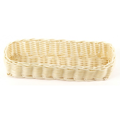 Купить корзинка 27х9х5,5см прямоугольная пласт.бежевая [beige 3531, kt3049]