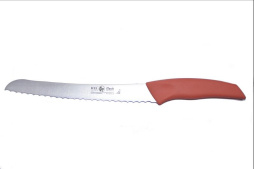 Нож для хлеба 200/320 мм, коралловый I-TECH Icel /12/