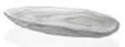 Блюдо овальное 19x8,5 см h 2,5 см, стекло, цвет / декор белый, Fenice ArdaCam Fenice