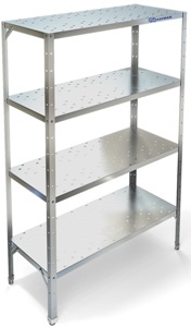 Купить стеллаж кухонный перфорированный kayman ск-451/1504