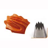 Насадка кондитер. "Звезда" d=35/16 мм. h=53 мм. нержавеющая сталь /1/