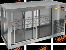 Холодильная витрина настольная сквозная HICOLD VRL T 1100 R