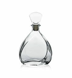 Штоф 700 мл. h=235 мм с пробкой Лист /1/6/ (11335/01)