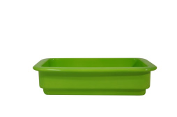 Гастроемкость 1/4 h=65 фарфор зеленая /1/