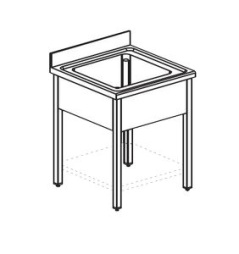 Ванна моечная APACH Chef Line LS77-55
