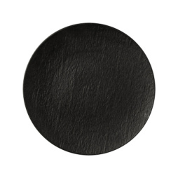 Тарелка мелкая 10'' 260мм, черный "Corone Grafica"