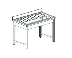 Кухонный стол разделочный для мяса APACH Chef Line LTPM207