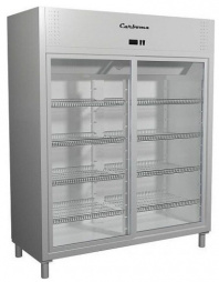 Холодильный шкаф R1400K (купе) Carboma INOX