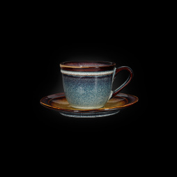 Чайная пара Corone Verde 210 мл синий+зеленый