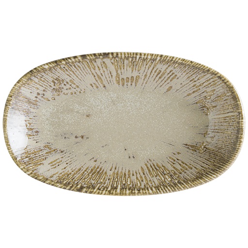 Купить блюдо овальное 150*85 мм. снэл песок, форма гурмэ bonna /1/12/3168