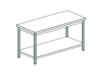 Купить кухонный стол производственный apach chef line lwt818sh