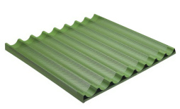 Лист для выпечки багета BASSANINA FTVO6080T 8 волн 600X800 тефлон