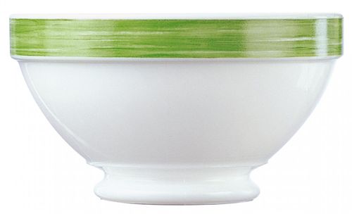 Купить салатник d=132 мм. 510 мл. зеленый край браш /6/