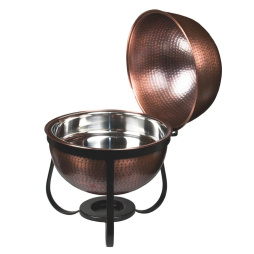 Чафиндиш (мармит) 7 л на подставке цвет Antique нержавеющая сталь P.L. Proff Cuisine, SG-86475(C)