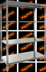 Стеллаж нержавеющий кухонный HICOLD НСК-9/5