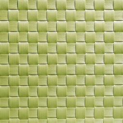 Салфетка сервировочная 45*33 см. широкое плетение зеленая, пвх APS /1/