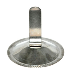 Держатель для ценников и табличек d=6 см. h=5,5 см. нержавеющая сталь на подставке MGsteel /1/240/