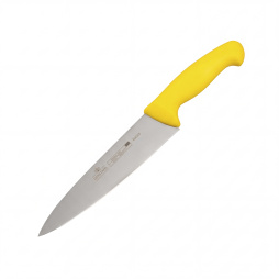Нож поварской 8" 200мм желтый "HACCP" Luxstahl [W016]