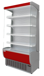 Холодильная горка Флоренция ВХСп-1,0 (красная)