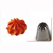 Насадка кондитер. "Закрытая звезда" d=31/6 мм. h=51 мм. нержавеющая сталь /1/