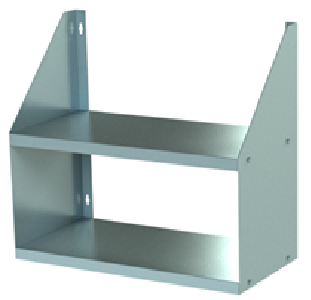 Купить полка кухонная настенная пн2-п-12/3 (1200х300х500)