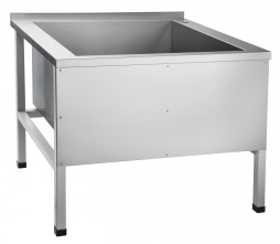 Ванна котломоечная 1-о секц. ВМП-9-1 (мойка 800x800x500мм) вся нерж.