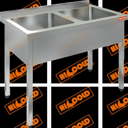 Ванна моечная цельнотянутая двухсекционная HICOLD НСО2М-11/6Б