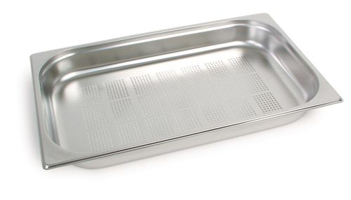 Купить гастроемкость 1/1 h= 20 мм. 530*325 мм. 2,5 л. нержавеющая стальперфорир. d=4 мм. mgsteel /1/6/