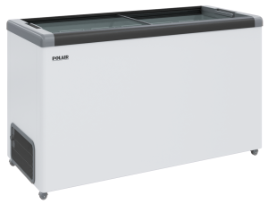 Морозильный ларь Polair DF135F-L со стекл. крышкой (плоское стекло)