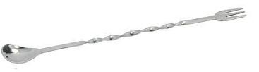 Купить ложка барменская с вилочкой 25 см. нержавеющая сталь mgsteel /1/288/