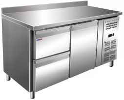 Холодильный стол COOLEQ GN2220TN бортик 2 ящика+1 дверь
